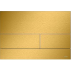 Панель змиву TECEsquare II Metal з двома клавішами, золото матове (9240838)