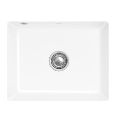 SUBWAY 60 SU Кухонна мийка 54,5x44 см, монтаж під стільницю (331001R1) White Alpin CeramicPlus