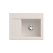 SUBWAY 45 COMPAKT Кухонна мийка 65x51 см чаша праворуч з отвором 2 (331301KR) Crema Ceramic Plus