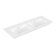 VENTICELLO Умивальник меблевий подвійний 1300x500 мм б/о з переливом (4111DJR1) CeramicPlus