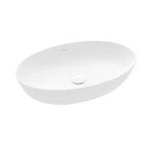 ARTIS Умивальник на стільницю без переливу 610х410 мм (419861RW) Stone White CeramicPlus