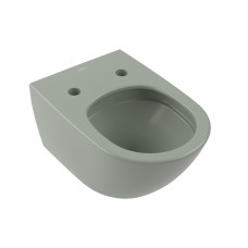 ANTAO Унітаз підвісний TwistFlush безобідковий 37х56 см, Morning Green (4674T0R8) CeramicPlus