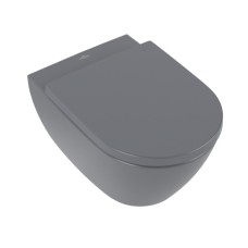 SUBWAY 2.0 Унітаз підвісний Rimless 56 см Graphite (5614R0i4) Ceramic Plus