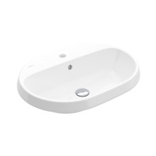 ARCHITECTURA Умивальник напіввбудований 600х450 мм (5A666001), White Alpin