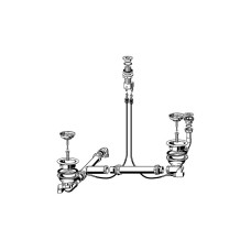 Сифон з переливом POP-UP для керамічної мийки на дві чаші Double-Bowl Sink (82321000)