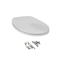 O.NOVO Сидіння на унітаз сталеві кріплення 154 x 197 mm, Chrome (88246101)