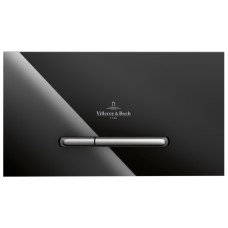 Кнопка змиву VICONNECT 300G скло чорний глянець клавіші хром (922160RB)