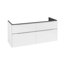 SUBWAY 3.0 Тумба під умивальник 127,2x57,6x47,8 см Brilliant White ручки glossy aluminium (C60200VE)