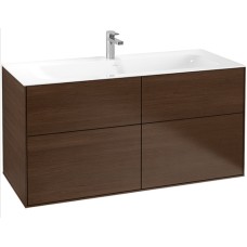 FINION Тумба під умивальник 1196x591x498 на 4  шухляди, Walnut Veneer (F05000GN)