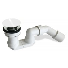 Сифон для ванни Push-to-Open White Alpin (U90952001)