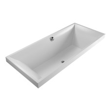 SQUARO Duo Ванна 1700x750 з ніжками, Quaryl (UBQ170SQR2V-01), White Alpin