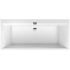 SQUARO EDGE 12 Duo Ванна 1800х800 з ніжками та сифоном, Quaryl (UBQ180SQE2DV-01)