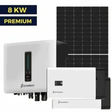 Гібридна сонячна станція на 8 кВт Premium | Stromherz 8 kw | Ulica 550W | Stromherz 6,9 kWh