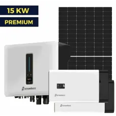 Гібридна сонячна станція на 15 кВт Premium | Stromherz 15 kw | Ulica 550W | Stromherz 6,9 kWh