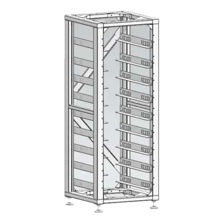 Стандартна стійка 19 дюймів, (12 шт.) 3u-lrack deye