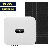 Мережа сонячна станція на 15 кВт Premium | Huawei 15 kw | Risen 550W