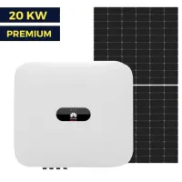 Мережа сонячна станція на 20 кВт Premium | Huawei 20 kw | Risen 550W