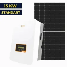 Мережа сонячної станції на 15 кВт Standart | Solis 15 kw | LP Longi 425W