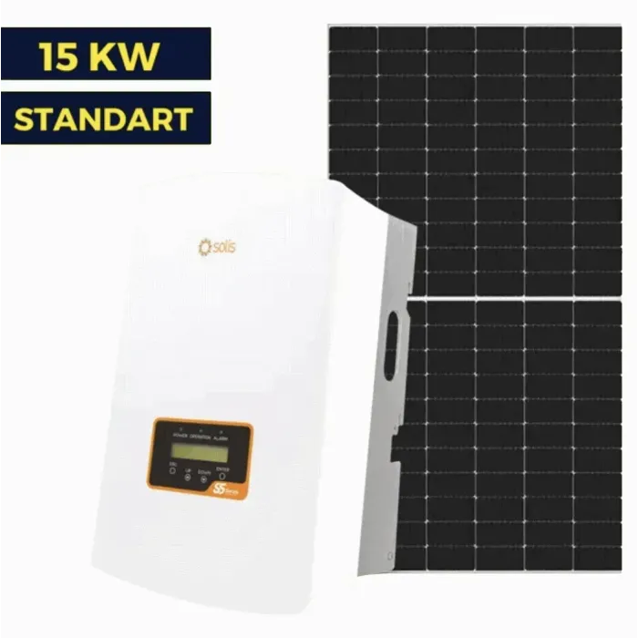 Мережа сонячної станції на 15 кВт Standart | Solis 15 kw | LP Longi 425W