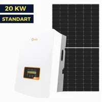 Мережа сонячної станції на 20 кВт Standart | Solis 20 kw | LP Longi 425W