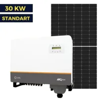 Мережа сонячної станції на 30 кВт Standart | Solis 30 кВ | LP Longi 425W