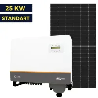 Мережа сонячної станції на 25 кВт Standart | Solis 25 kw | LP Longi 425W