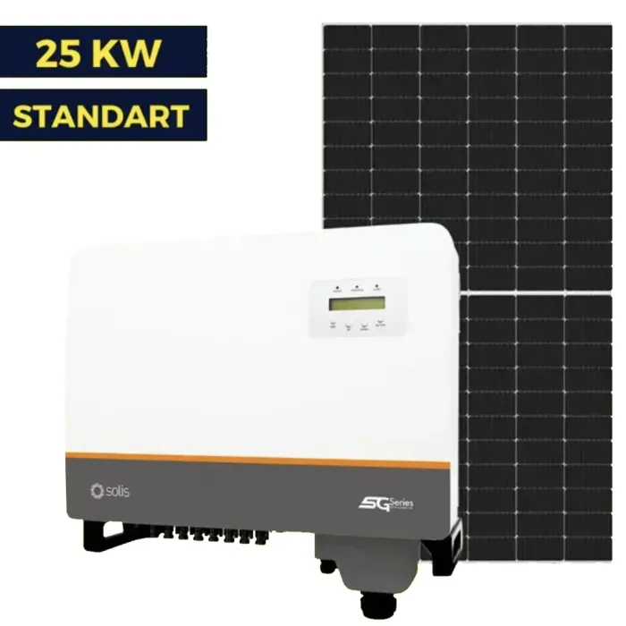Мережа сонячної станції на 25 кВт Standart | Solis 25 kw | LP Longi 425W