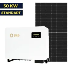 Мережа сонячної станції на 50 кВт Standart | Solis 50 кВ | LP Longi 425W