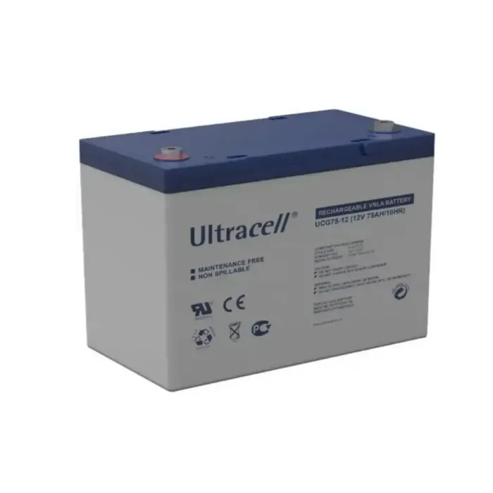 Акумуляторна батарея Ultracell UCG75-12 GEL 12V 75 Ah (259 x 168 x 214) White Q1/67