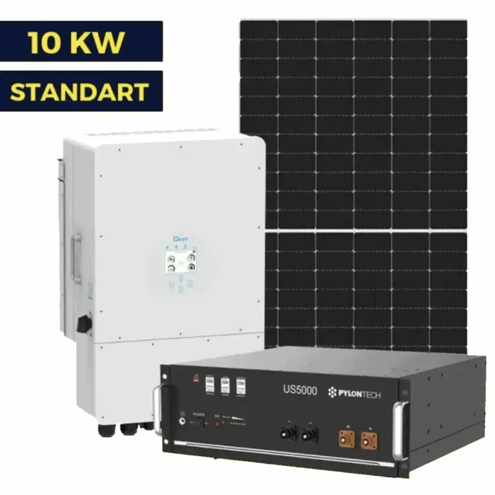 Гібридна сонячна станція на 10 кВт Standart Deye 10 kw | LP Longi 450W
