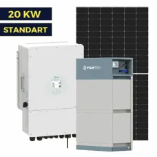 Гібридна сонячна станція на 20 кВт Standart Deye 20 kw | Ulica 550W