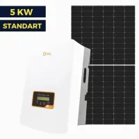 Мережа сонячної станції на 5 кВт Standart | Solis 5 кВ | LP Longi 425W