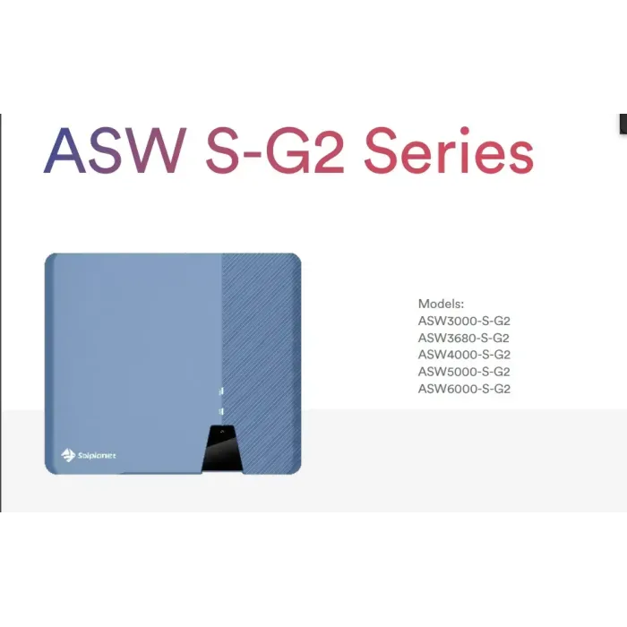 Гібридний інвертор Solplanet ASW600 6K-S-G2 1ф 2MPPT 48В 6кВт, перетворювач напруги