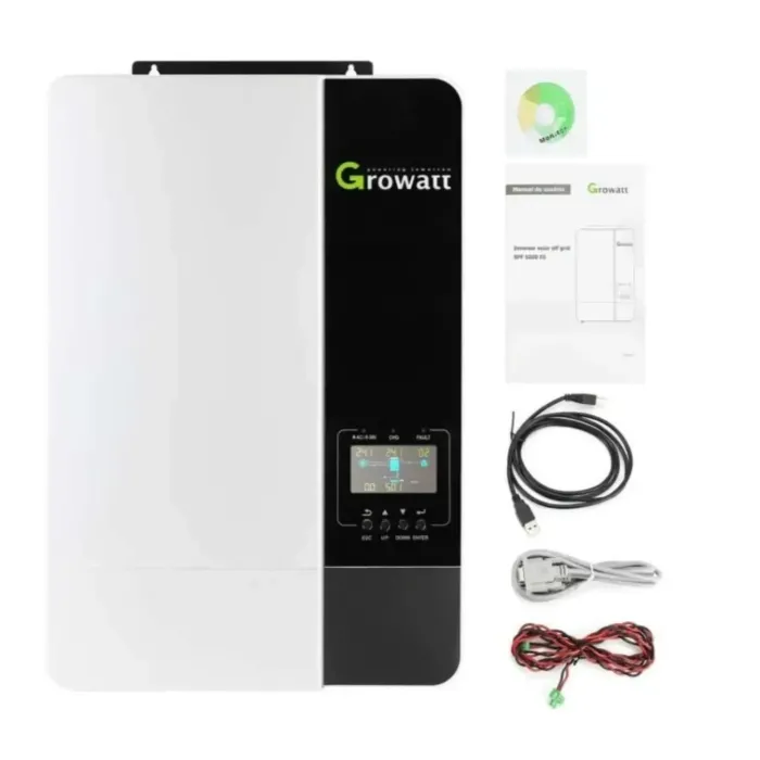 Гібридний інвертор Growatt SPF 3500 ES, 48 В, 3500 Вт (безперебійник, UPS, ДБЖ)