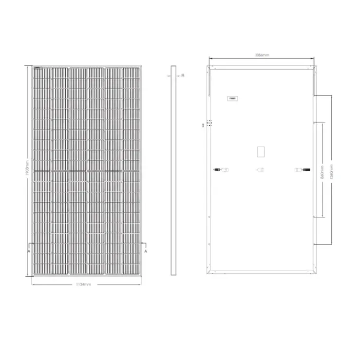 Монокристалічна сонячна панель Jinko Solar JKM460M-60HL4-V, 460Вт