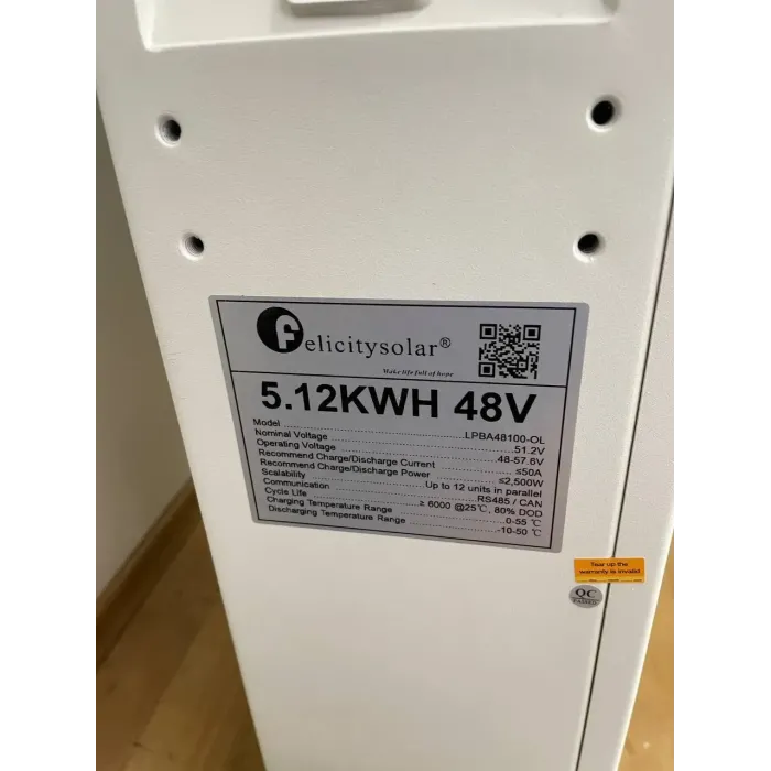 LPBA48100-OL 51.2V 100AH ​​5.12KWH LiFePO4 5.1 кВт