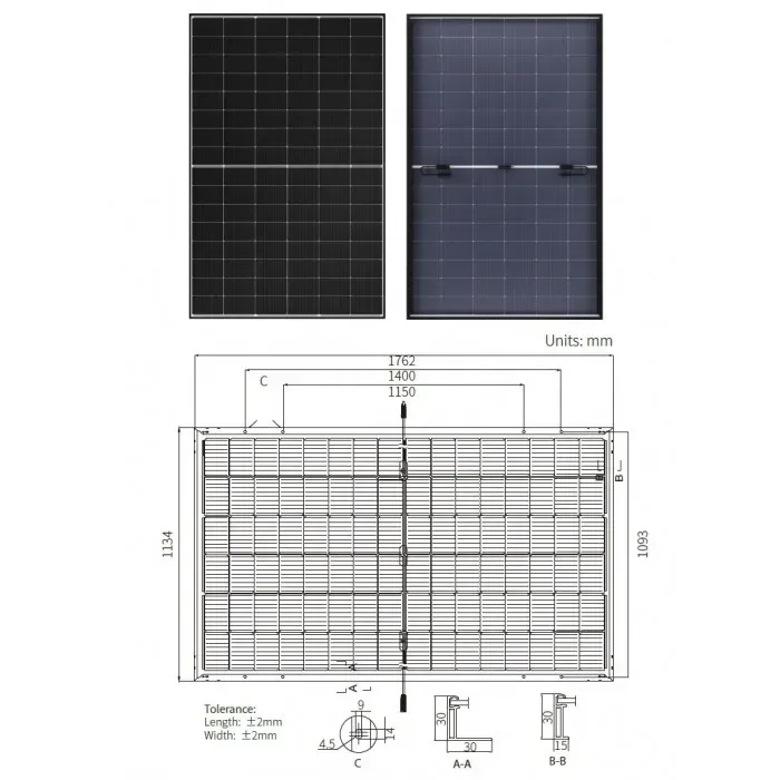 Сонячна панель Longi Solar LR8-48HGD-450M Hi-MO7 bifacial