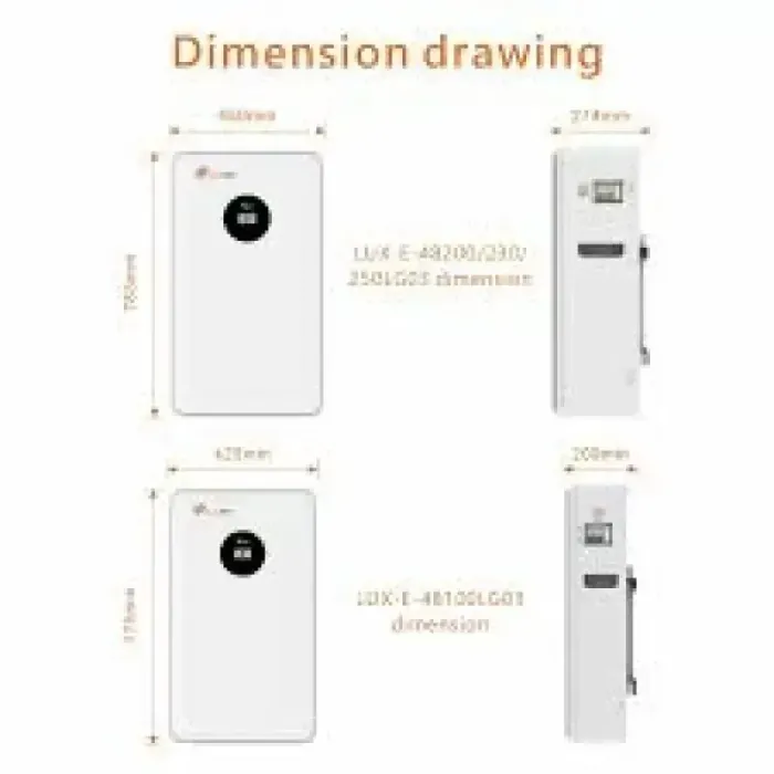 Акумуляторна батарея LUX-E-48100LG03 Felicity (LiFePO4 51,2V 100Ah 5kWh)