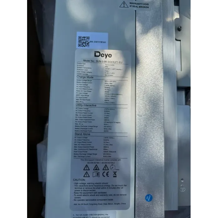 Deye 3.6кВт Гібридний інвертор Deye SUN-3.6K-SG03LP1-EU 48V (TAB)