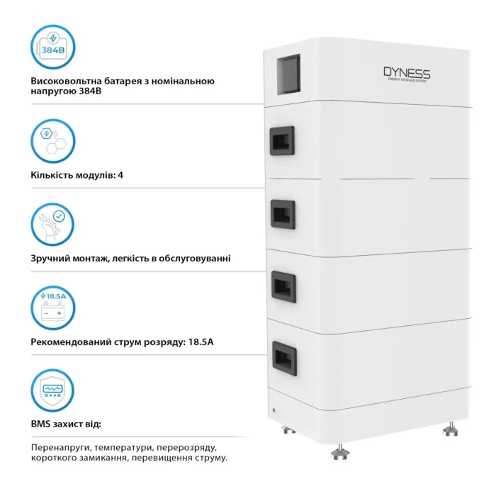 Система зберігання енергії Dyness Tower T14 LiFePO4